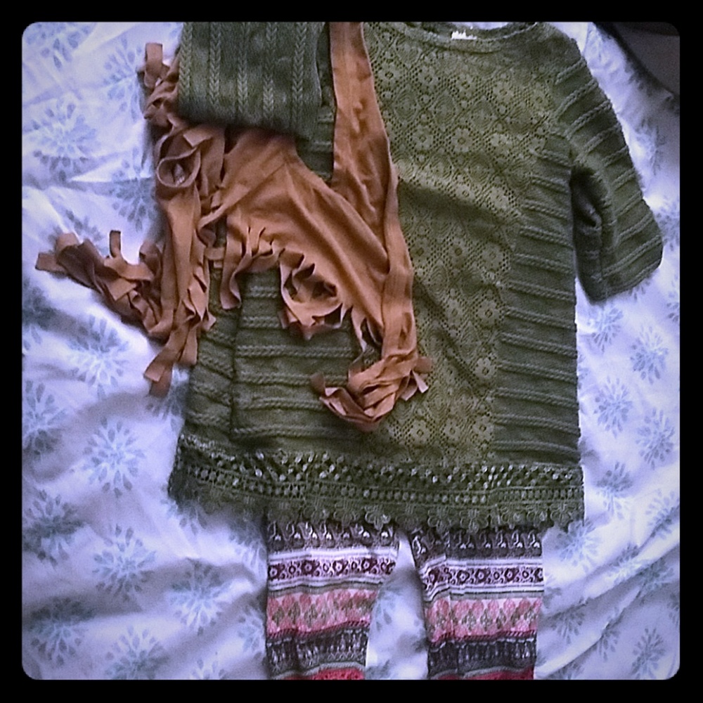 Faded Glory hippie girl outfit